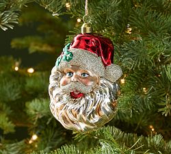 Vintage Heirloom Santa Ornament
