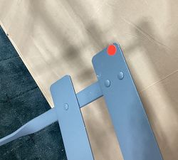 Open Box: Fermob Metal Outdoor Bistro Chairs, Set of 2 - Storm Gray