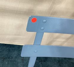 Open Box: Fermob Metal Outdoor Bistro Chairs, Set of 2 - Storm Gray