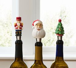 Ceramic Nutcracker Wine Stopper