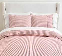 Wheaton Striped Linen Cotton Duvet Cover