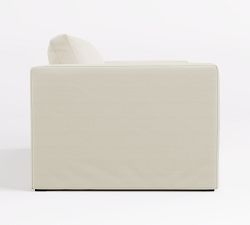 Jake Slipcovered Outdoor Sofa (85")