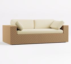 Kostas Wicker Outdoor Sofa (88")