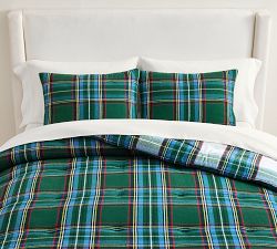 Stewart Plaid Flannel Reversible Comforter