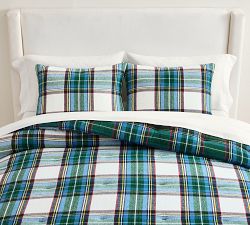 Stewart Plaid Flannel Reversible Comforter