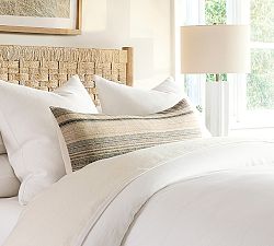 Striped Lumbar Pillow Cover