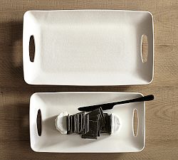 Mason Stoneware Rectangular Serving Trays