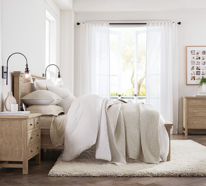 Farmhouse Bed | Wooden Beds | Pottery Barn