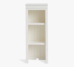 Open Box: Aubrey Modular Media Shelf Hutch (18"W x 48"H) - Dutch White