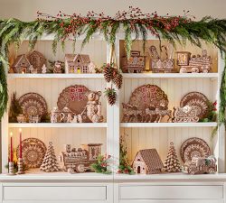Handcrafted Ceramic Gingerbread Train