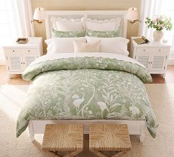 Scalloped Embroidered Percale Sham