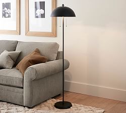 Caufield Metal Dome Downlight Floor Lamp (63")