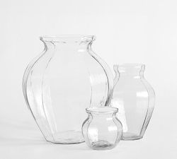 Hammered Glass Vase