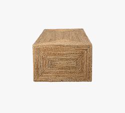 Noah Rectangular Woven Coffee Table (46")