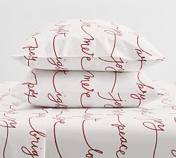 Sentiment Percale Pillowcases - Set of 2