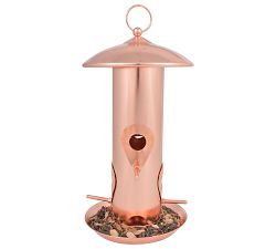 Copper Bird Feeder