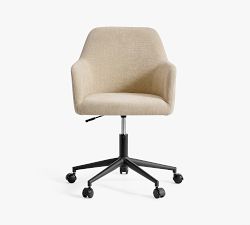 Carson Upholstered Swivel Desk Chair