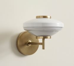 Hampshire Milk Glass Sconce (8'')