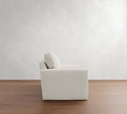 Pearce Square Arm Slipcovered Sofa (66"&ndash;112")