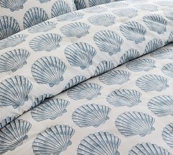 Shell Motif Percale Comforter