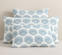 Shell Motif Percale Comforter