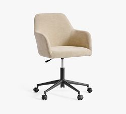Carson Upholstered Swivel Desk Chair