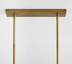 Gemma Crystal Rectangle Chandelier (30")