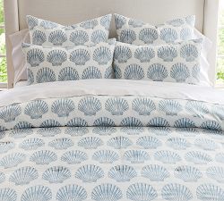 Shell Motif Percale Comforter