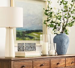 Textured Earthenware Vase