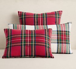 Stewart Plaid Flannel Reversible Comforter Sham