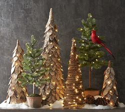 Red Cardinal Tree Clip Ornament - Set of 5
