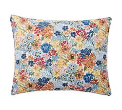 Open Box: Willow Floral Reversible Percale Comforter Sham, Standard, Set of 2