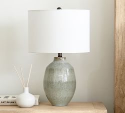 Ezra Ceramic Table Lamp (22"-30")