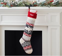 Natural Fair Isle Stockings