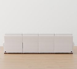 Turner Roll Arm Power Reclining Double Chaise Sectional (138"&ndash;163")