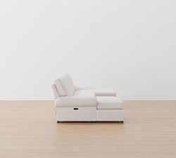 Turner Roll Arm Power Reclining Double Chaise Sectional (138"&ndash;163")