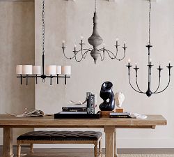Jerome Iron Chandelier (30")