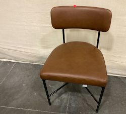 Open Box: Maison Leather Dining Chair - Signature Maple, Antique Bronze