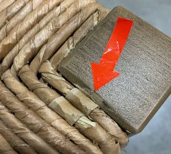 Open Box: Malibu Woven Dining Chair - Honey