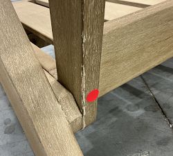 Open Box: Modern Farmhouse Outdoor Sofa Frame (89") - Coastal Beachwood
