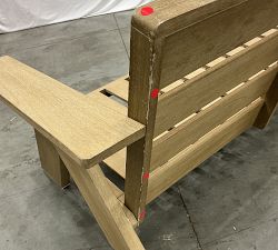 Open Box: Modern Farmhouse Outdoor Sofa Frame (89") - Coastal Beachwood