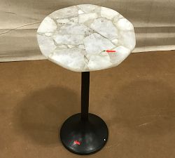 Open Box: West Round Metal Accent Table (12") - Bronze