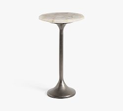 Open Box: West Round Metal Accent Table (12") - Bronze