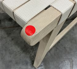 Open Box: Abbott Acacia Woven Outdoor Dining Chair - Biscotti