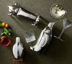 Figural Football Cocktail Shaker