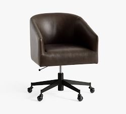 Baldwin Leather Swivel Desk Chair