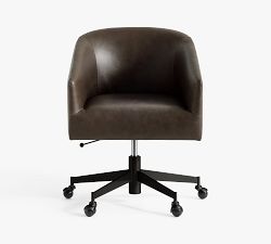 Baldwin Leather Swivel Desk Chair