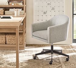 Gideon Upholstered Swivel Desk Chair