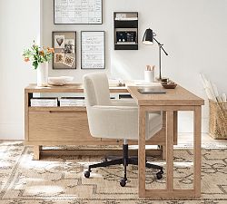 Irving Upholstered Swivel Desk Chair