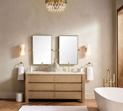 Clarissa Modern Crystal Round Flush Mount (15")